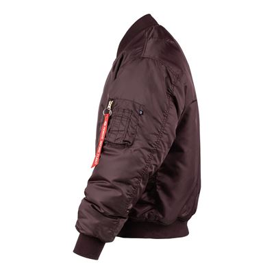 Giacca da pilota US MA1 BOMBER MAROON - VIOLA FOSTEX 1214011-M 2