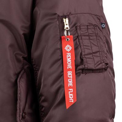 Giacca da pilota US MA1 BOMBER MAROON - VIOLA FOSTEX 1214011-M 12