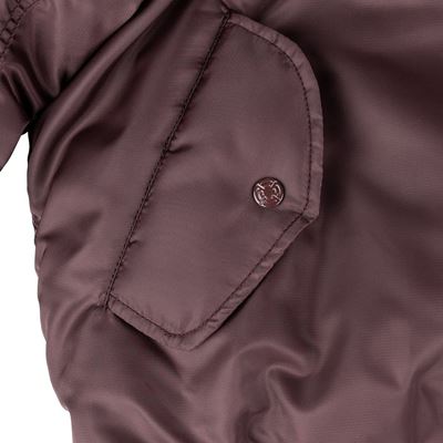 Giacca da pilota US MA1 BOMBER MAROON - VIOLA FOSTEX 1214011-M 10