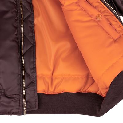 Giacca da pilota US MA1 BOMBER MAROON - VIOLA FOSTEX 1214011-M 9