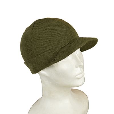 Cappello lavorato a maglia US GI in lana VERDE