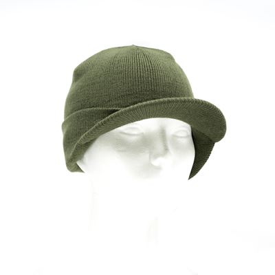 Cappello US JEEP GI lavorato a maglia POLIACRILICO VERDE