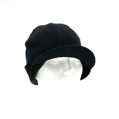 Cappello US JEEP GI lavorato a maglia POLIACRILICO NERO