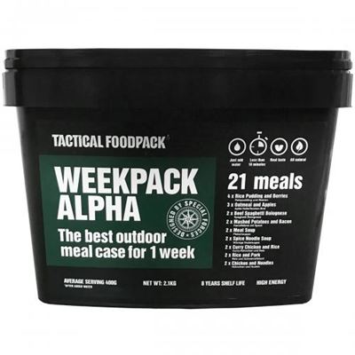 Cibo disidratato 21 porzioni TACTICAL FOODPACK® Weekpack Alpha  121529 3