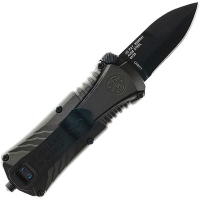 Coltello a serramanico MP COMPACT OTF lama liscia NERO Smith & Wesson® 1219171 2