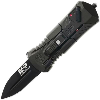 Coltello a serramanico MP COMPACT OTF lama liscia NERO