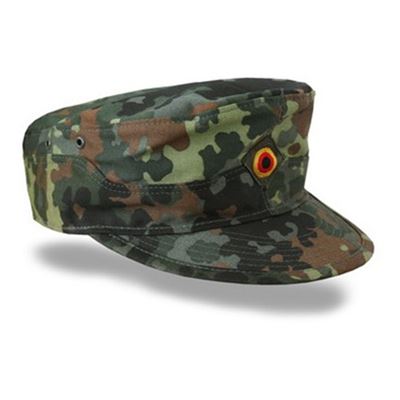 Cappello da campo BW Heer con visiera originale FLECKTARN Bundeswehr 12301021 2