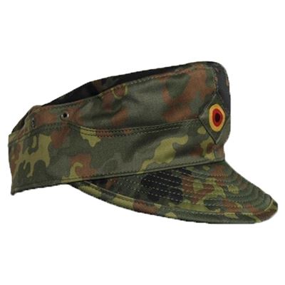 Cappello da campo BW Heer con visiera originale FLECKTARN