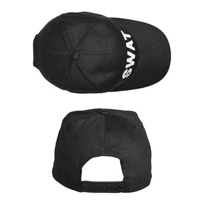 Cappellino da baseball con scritta "SWAT" NERO MIL-TEC® 12316098 2