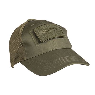 Cappellino da baseball con rete VERDE