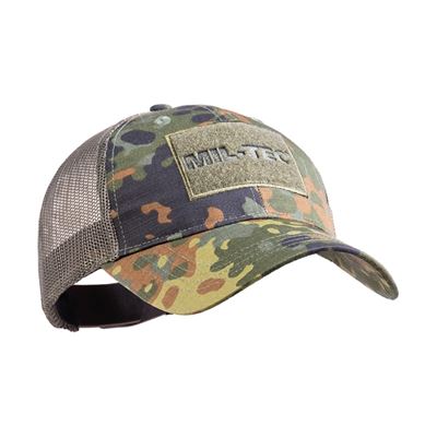 Cappellino da baseball TRUCKER con rete FLECKTARN