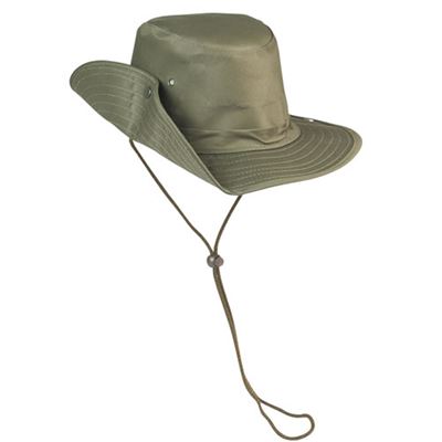 Cappello BUSH con bottone a pressione VERDE