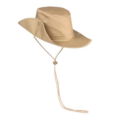 Cappello BUSH con bottone a pressione KHAKI