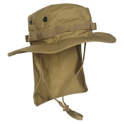 Cappello JUNGLE con collo rip-stop COYOTE
