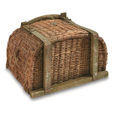 Cesto di vimini per sella portante usato  1239163 4