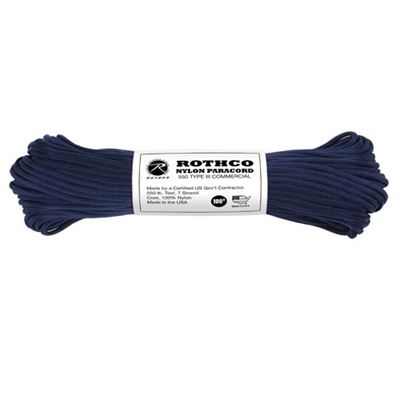 Corda PARACORD nylon 550LB ø 4 mm / 30 m BLU SCURO