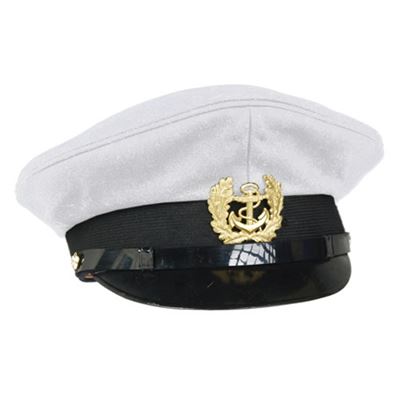 Cappellino MARINE con distintivo BIANCO