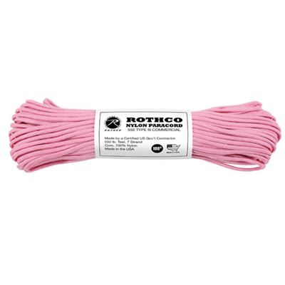Corda PARACORD nylon 550LB ø 4 mm / 30 m ROSA