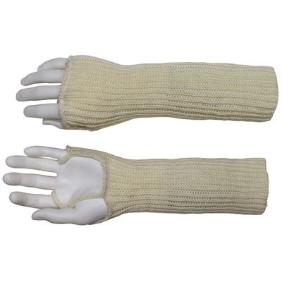 Polsini per avambraccio britannici lavorati a maglia usati