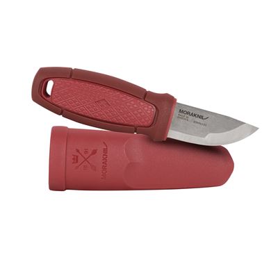 Coltello ELDRIS da collo con acciarino ROSSO