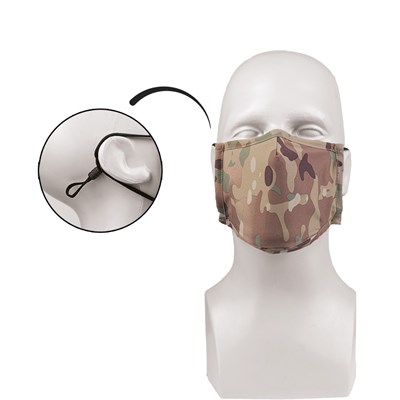 Mascherina SQUARE-SHAPE con bordo MULTITARN® MIL-TEC® 12670349 2