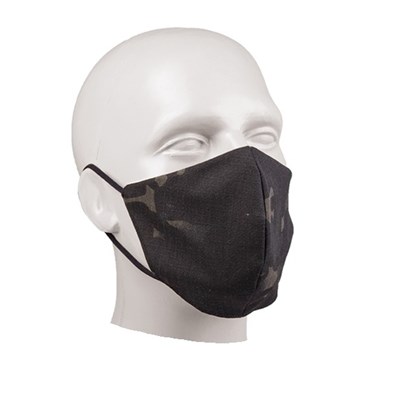 Mascherina V-SHAPE rip-stop MULTITARN®BLACK