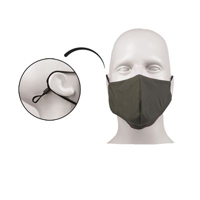 Mascherina SQUARE-SHAPE VERDE MIL-TEC® 12670501 2