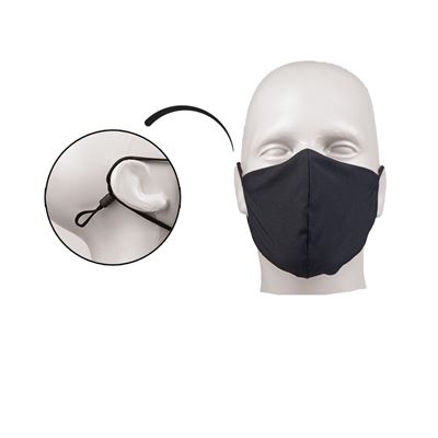 Mascherina SQUARE-SHAPE NERA MIL-TEC® 12670502 2