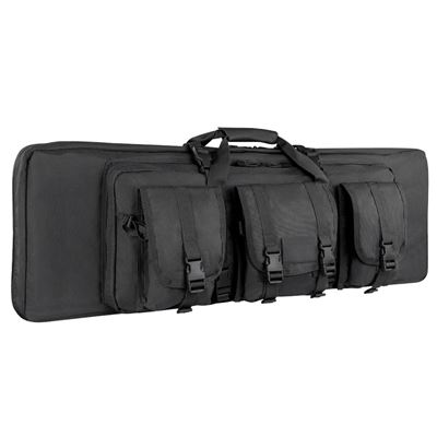 Borsa per fucile 105 cm con 3 tasche e tracolla NERA
