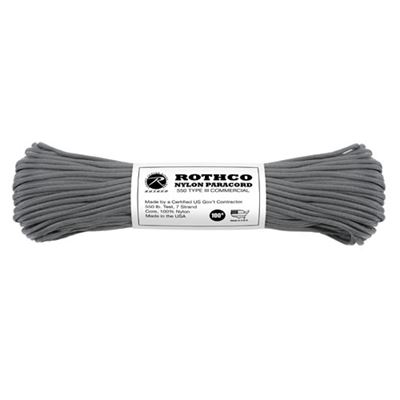Corda PARACORD nylon 550LB ø 4 mm / 30 m GRIGIA