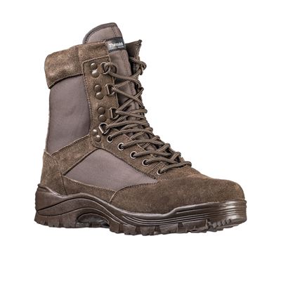 Scarpe TACTICAL con cerniera YKK MARRONE