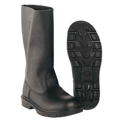 Scarpe in pelle "půllitry" NERE