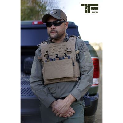 Gilet tattico MODULAR MOLLE Cordura COYOTE Task Force 2215 129788-CO 4