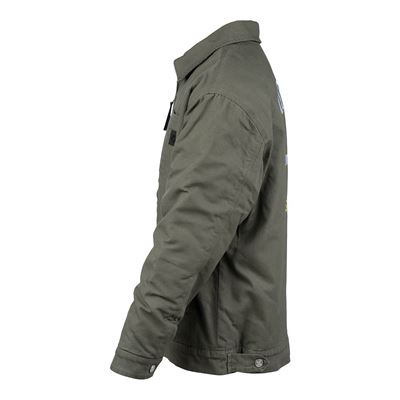 Giacca HERITAGE AIRBORNE con ricamo VERDE FOSTEX 129806 6
