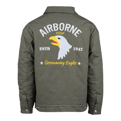 Giacca HERITAGE AIRBORNE con ricamo VERDE FOSTEX 129806 5
