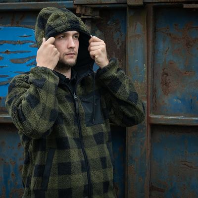 Giacca reversibile SHERPA SOFTSHELL NERO/VERDE FOSTEX 129846BLKOG 8