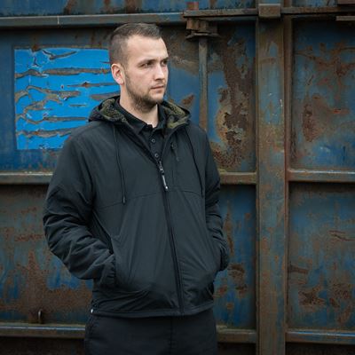 Giacca reversibile SHERPA SOFTSHELL NERO/VERDE FOSTEX 129846BLKOG 2