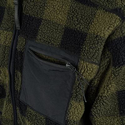 Giacca reversibile SHERPA SOFTSHELL NERO/VERDE FOSTEX 129846BLKOG 14