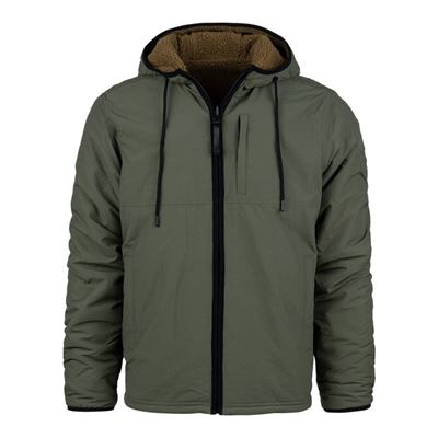 Giacca reversibile SHERPA SOFTSHELL COYOTE/VERDE FOSTEX 129846COYRG 22