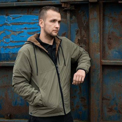 Giacca reversibile SHERPA SOFTSHELL COYOTE/VERDE FOSTEX 129846COYRG 12