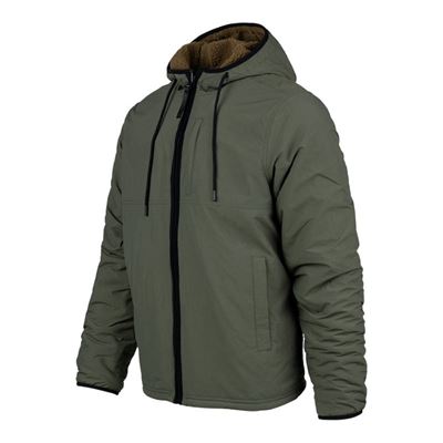 Giacca reversibile SHERPA SOFTSHELL COYOTE/VERDE FOSTEX 129846COYRG 18