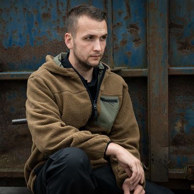 Giacca reversibile SHERPA SOFTSHELL COYOTE/VERDE FOSTEX 129846COYRG 15