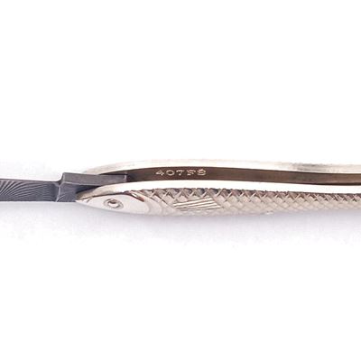 Coltello pesce argentato ACCIAIO DAMASCATO impugnatura ARGENTO MIKOV 130-DS-1 4