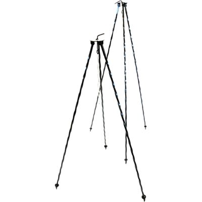 Treppiede per pentola con gancio in ferro 1 m