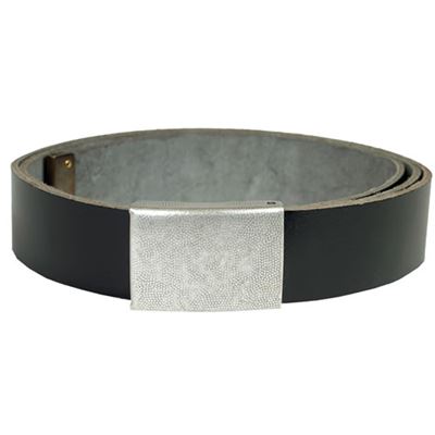 Cintura BW in pelle per pantaloni 3 cm NERA nuova