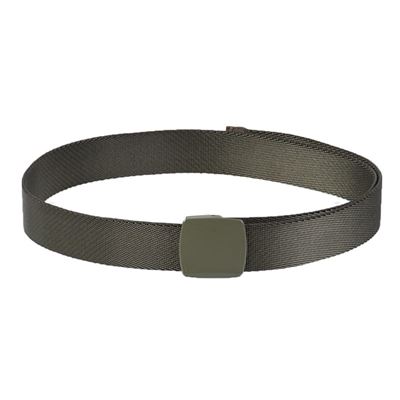 Cintura elastica per pantaloni QUICK con fibbia in plastica YKK® VERDE