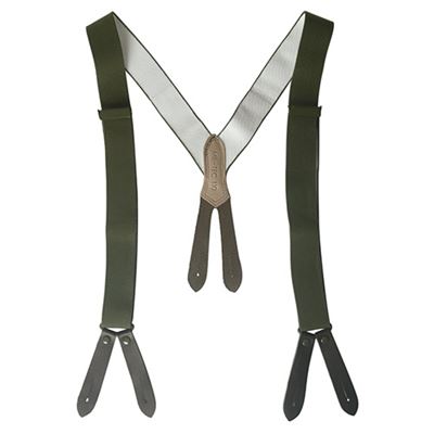 Bretelle BW per pantaloni con chiusura a bottone VERDI nuove