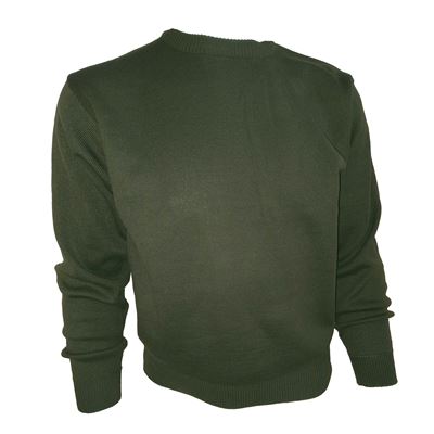 Maglione ROUND sottile verde cacciatore