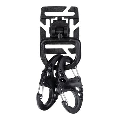 Set di moschettoni e fissaggi ULTIMATE NERO