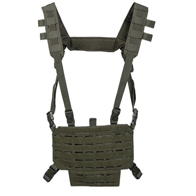 Gilet tattico leggero CHEST RIG con pannello LASER VERDE